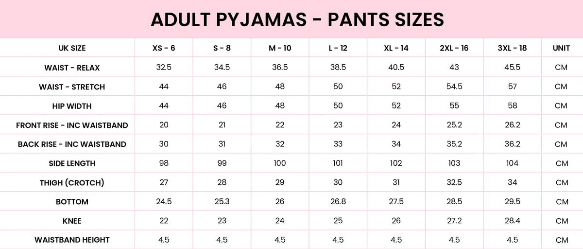 Women's Christmas Bow Pyjama Trouser Set