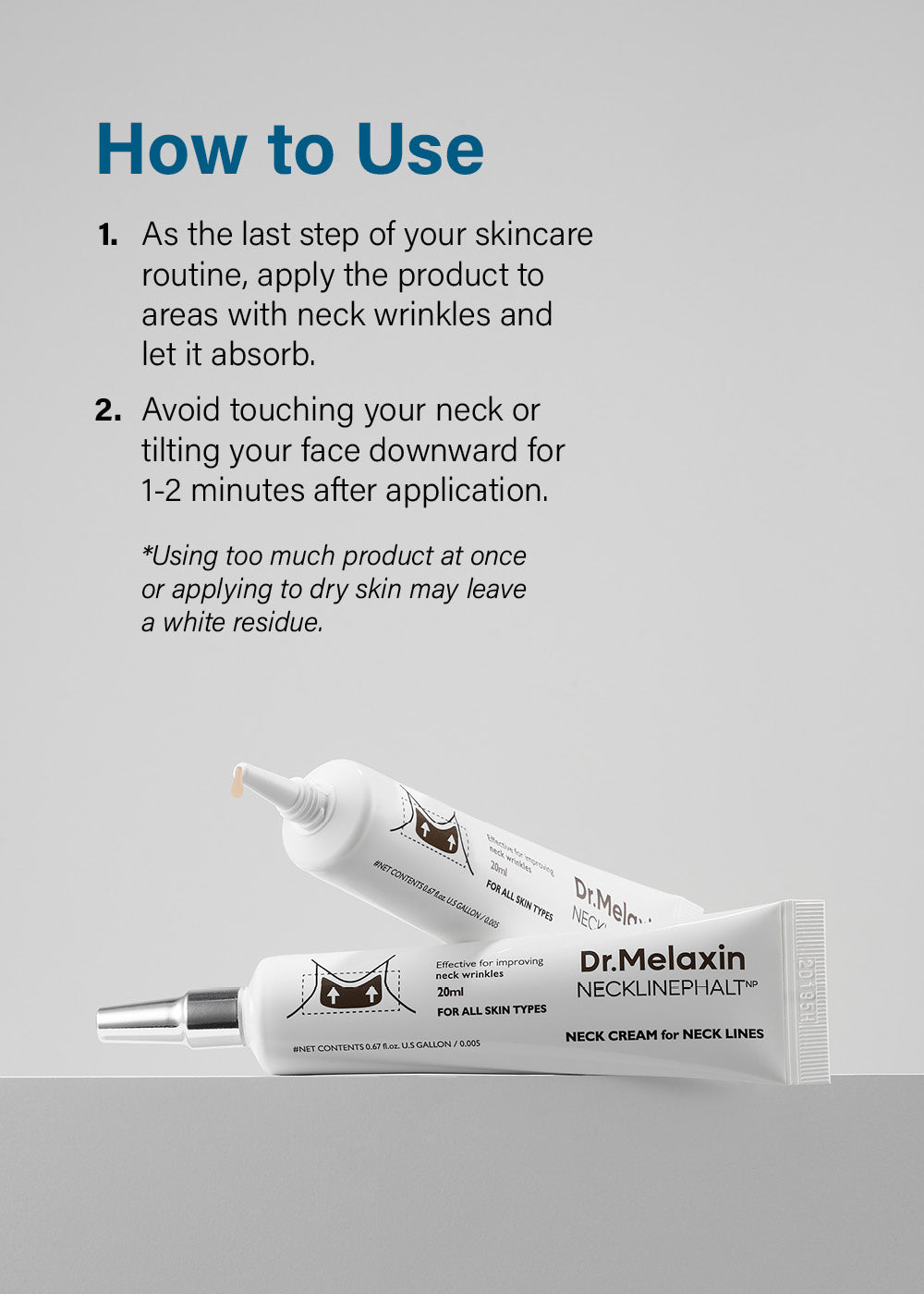 Dr. Melaxin Necklinephalt Neck Cream 20ml