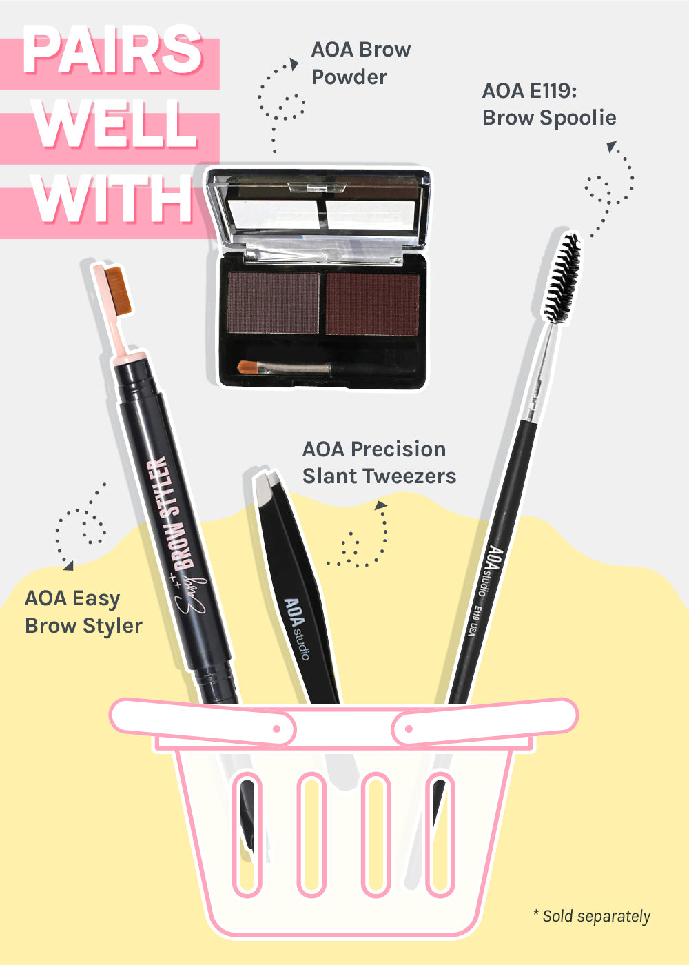 AOA Sculpt My Brow Clear Pomade