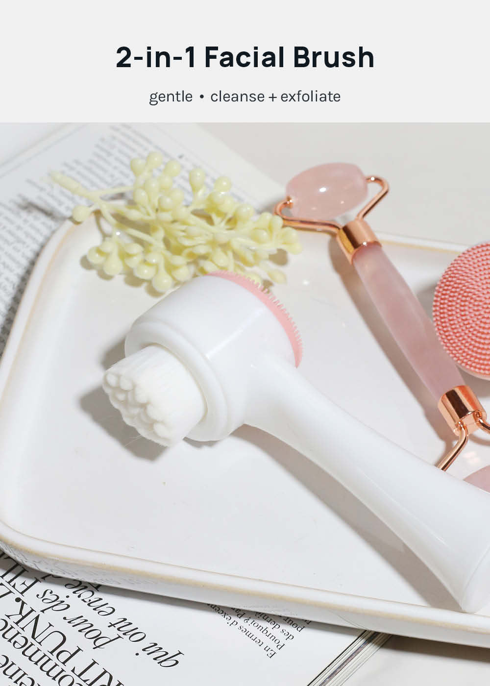 AOA 2-in-1 Facial Brush
