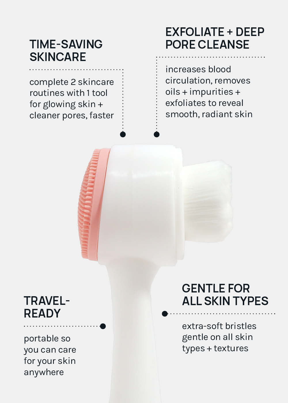 AOA 2-in-1 Facial Brush