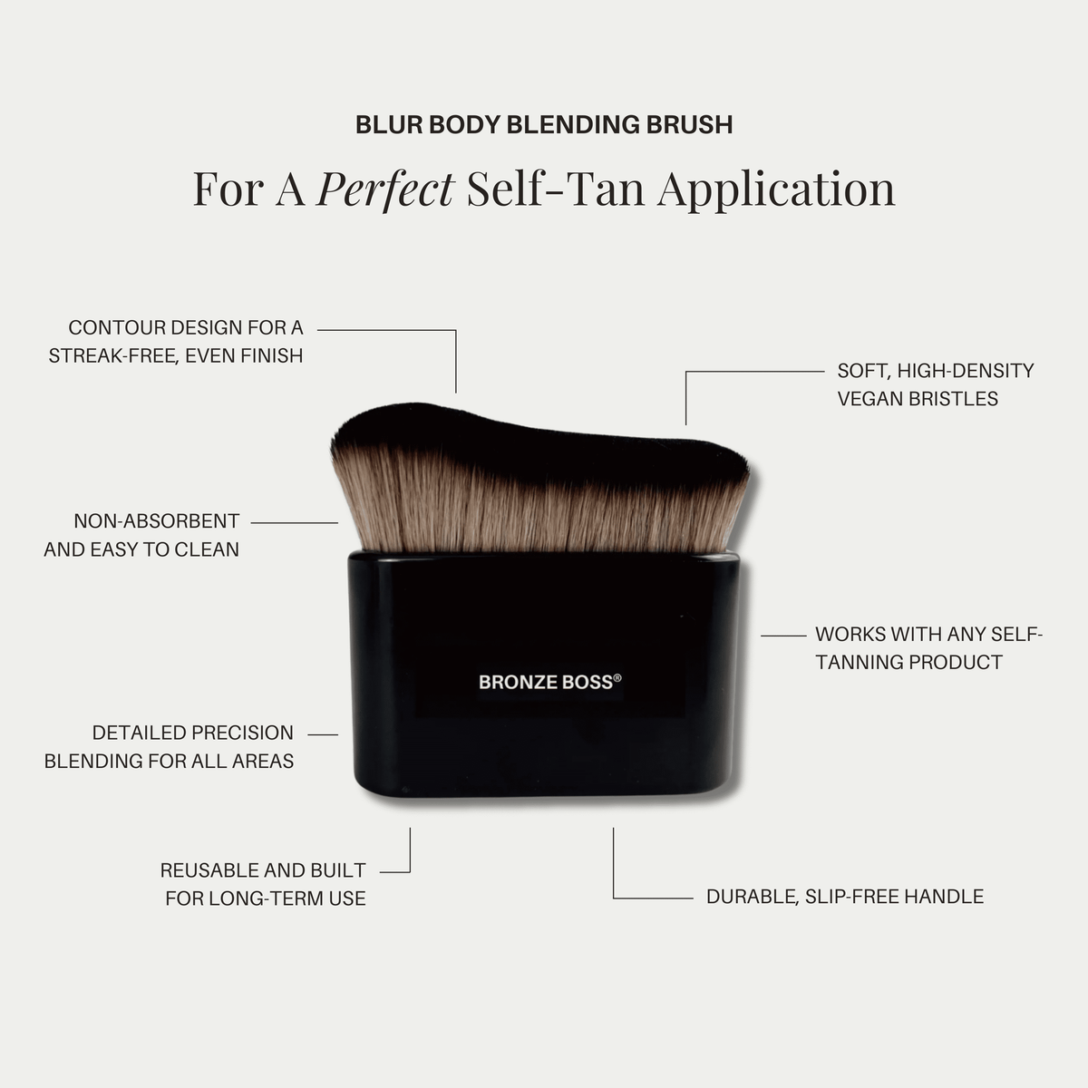 BRONZE BOSS - Body Blending Brush