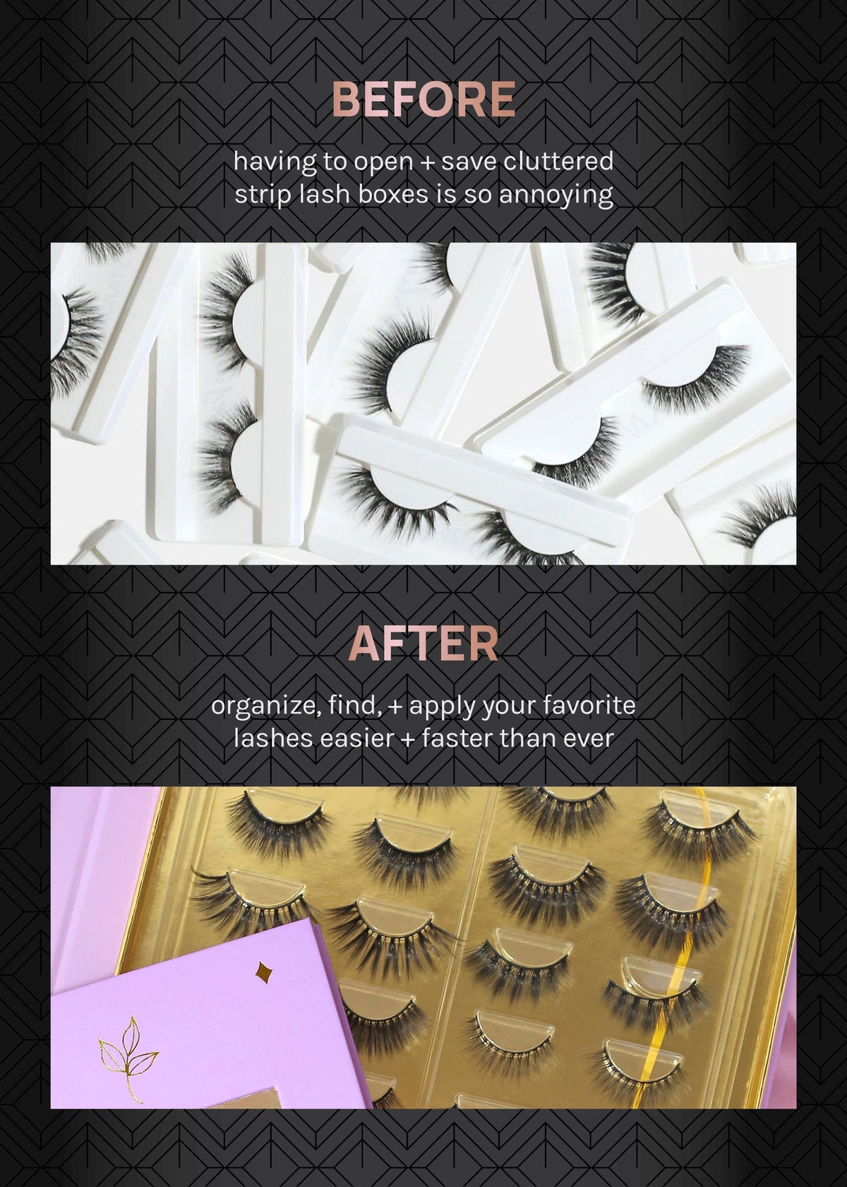 AOA Pro Eyelash Book - Purple