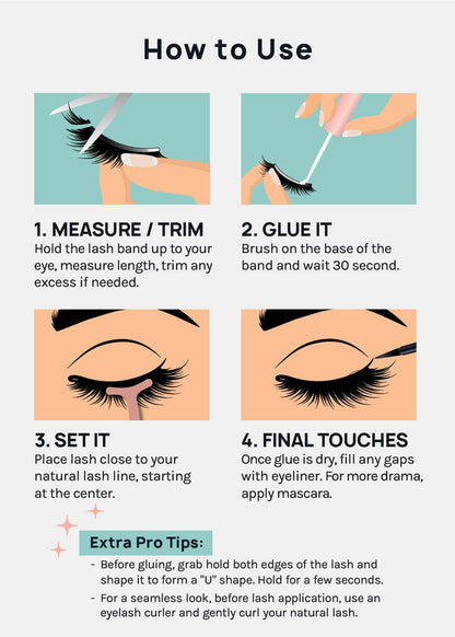 A+ Glam 3D Faux Mink Lashes - Sydney