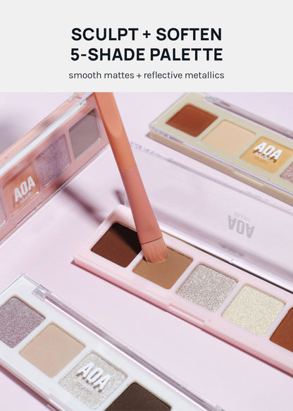 AOA Mini Sweethearts 5-Color Eyeshadow Palette