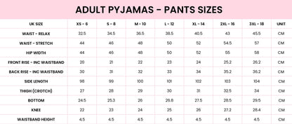 Women's Christmas Bow Pyjama Trouser Set