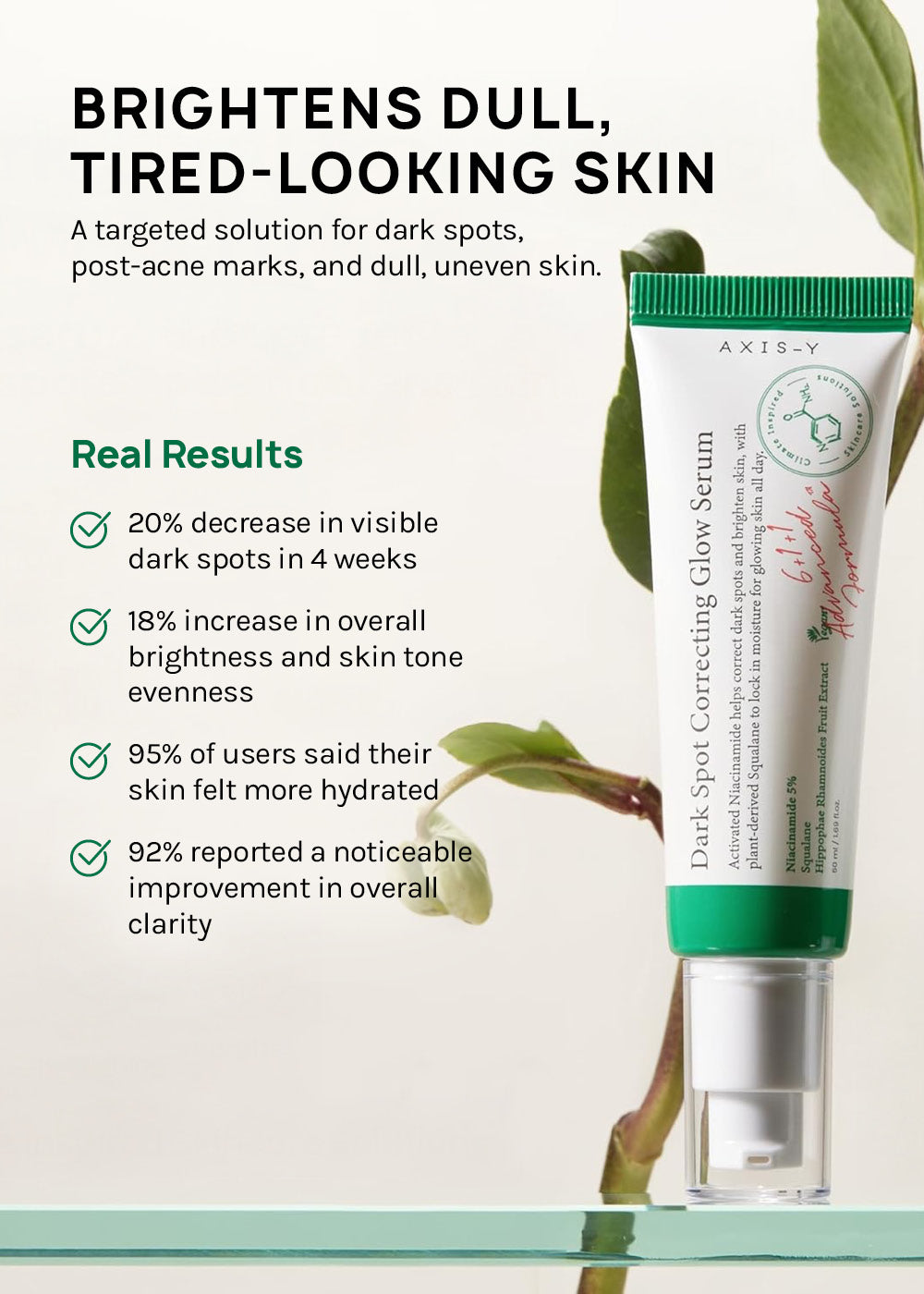 AXIS-Y Dark Spot Correcting Glow Serum 50ml