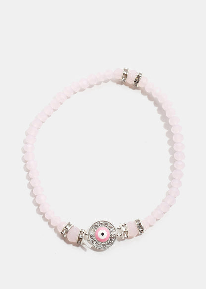 Evil Eye Bead Bracelet