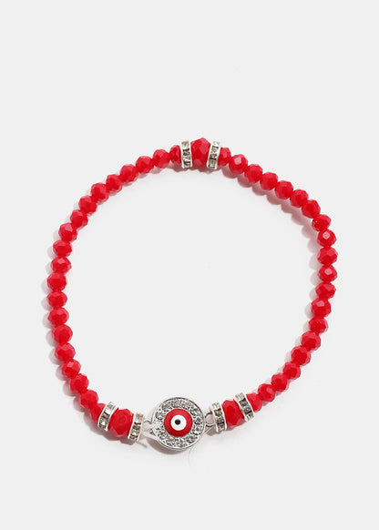 Evil Eye Bead Bracelet