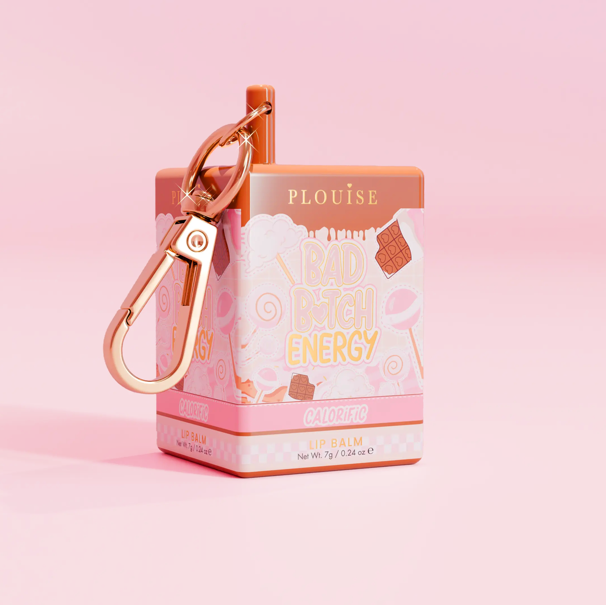 Bad Bitch Energy Keychain Lip Balm