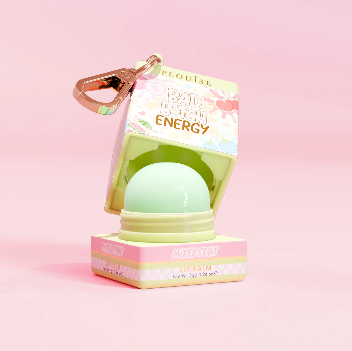 Bad Bitch Energy Keychain Lip Balm