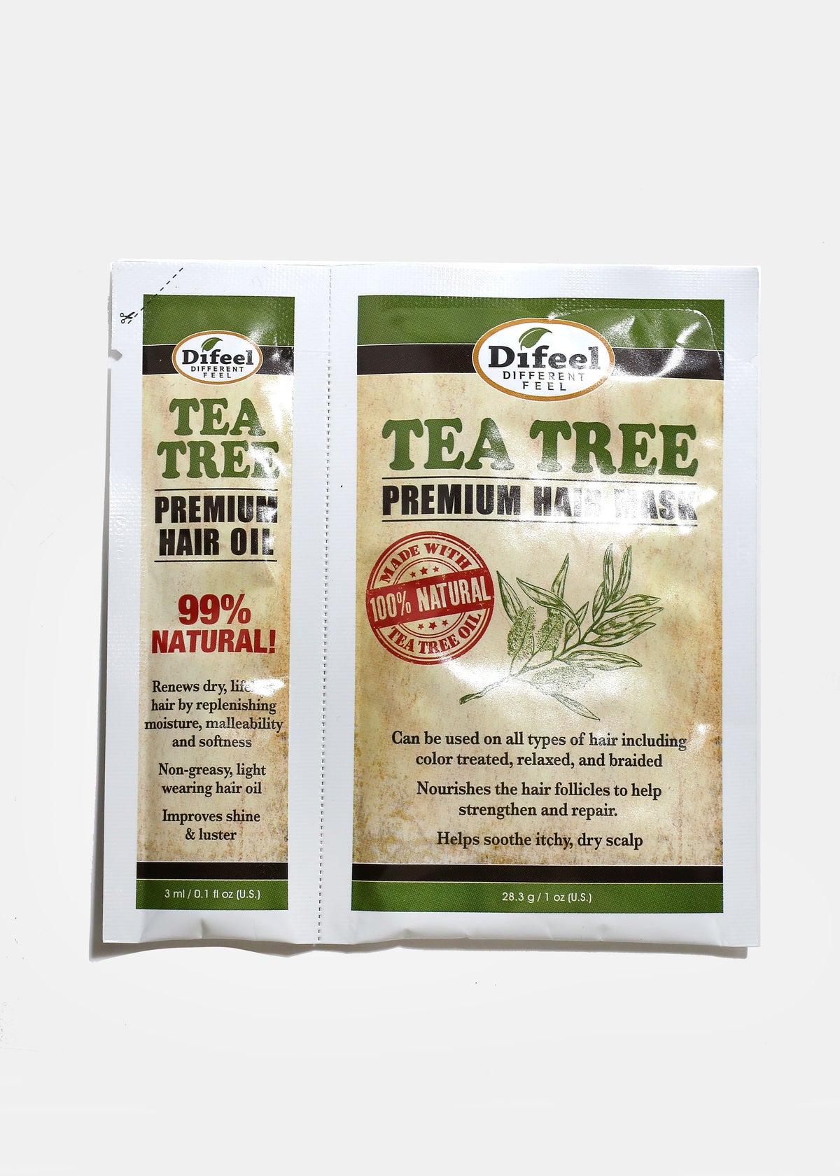 Difeel Hair Oil & Mask- Tea Tree