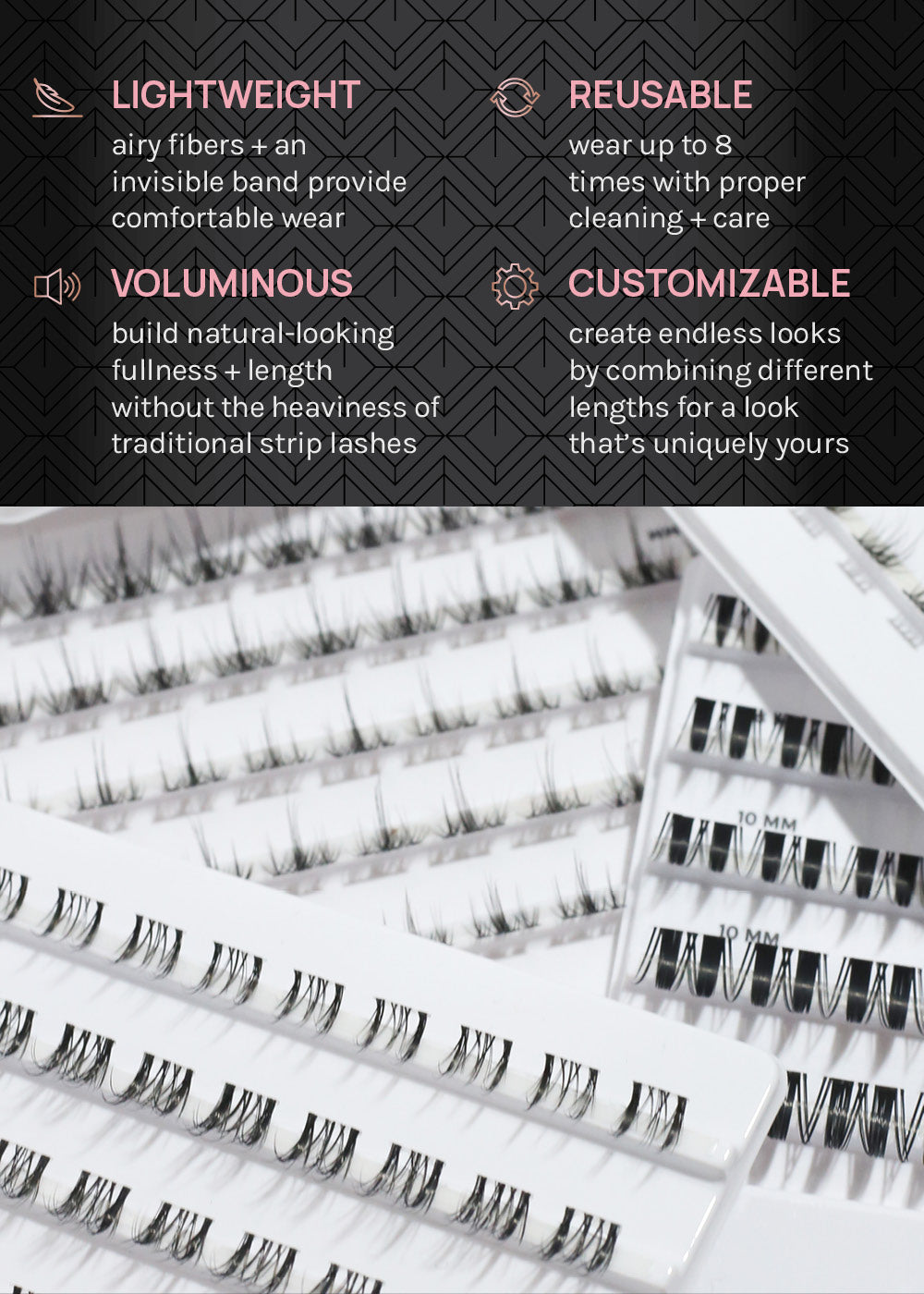 AOA Pro Lash Clusters: Zephyr