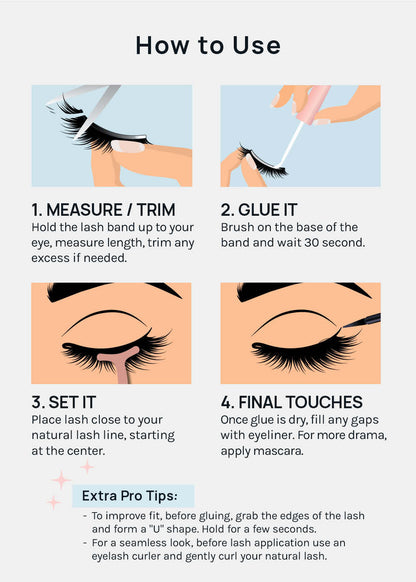 Demi-Dream Half Lashes – Sleek