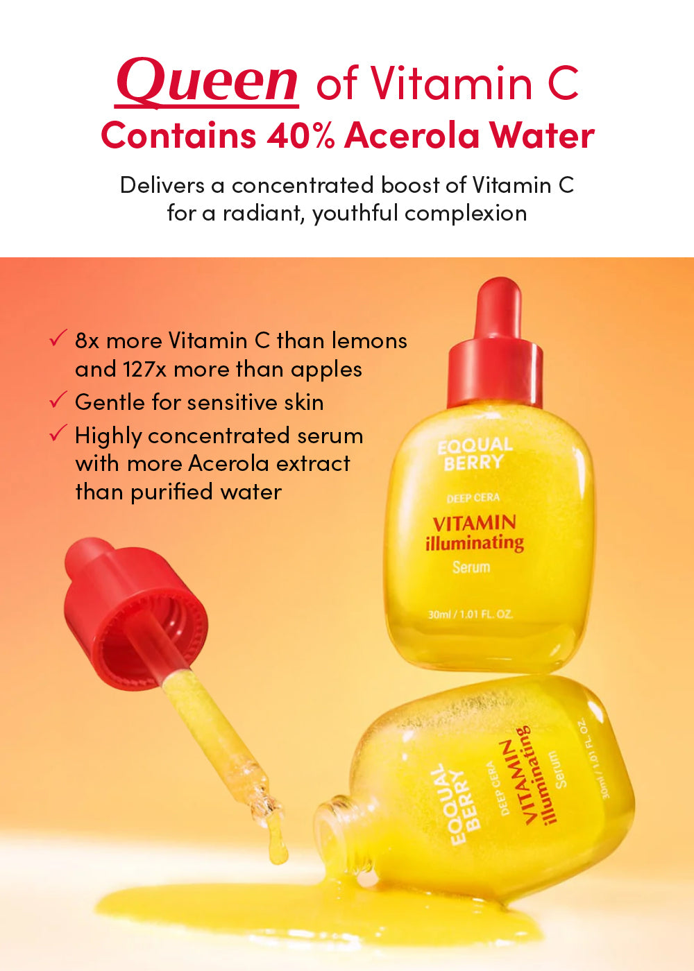 EQQUALBERRY Vitamin Illuminating Serum 30ml