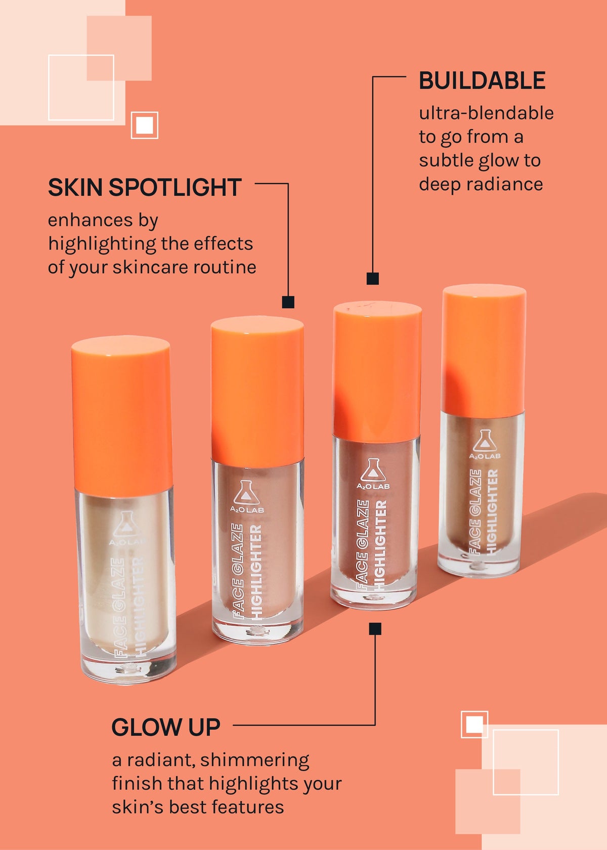 a2o Lab Face Glaze Liquid Highlighter