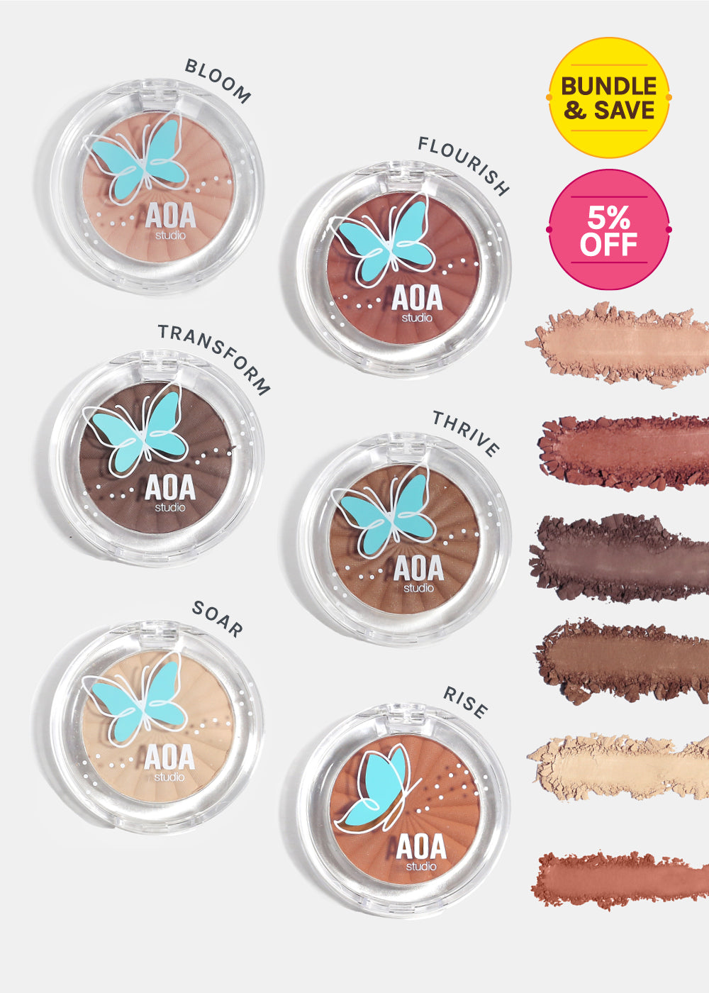AOA Fly with Me Matte Eyeshadows