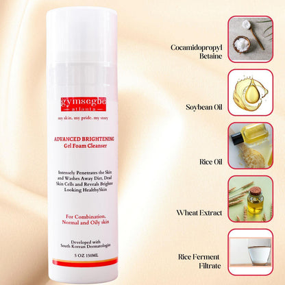 Gymsegbë - Advanced Brightening Gel Foam Cleanser