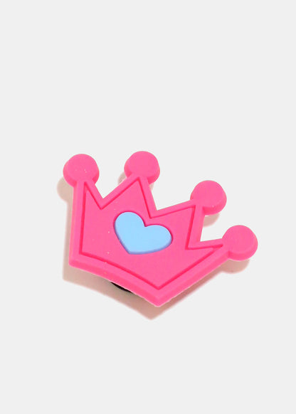 Decorative Charm- Pink Crown