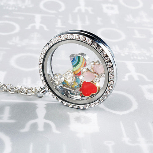 Cowgirl Boots Locket Charm