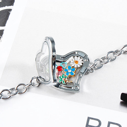 Blue Surf Board Locket Charm