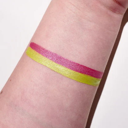 Glisten Cosmetics - Split Liner - Nerds (Shimmer Pink & Lime Green) - Small (3g)