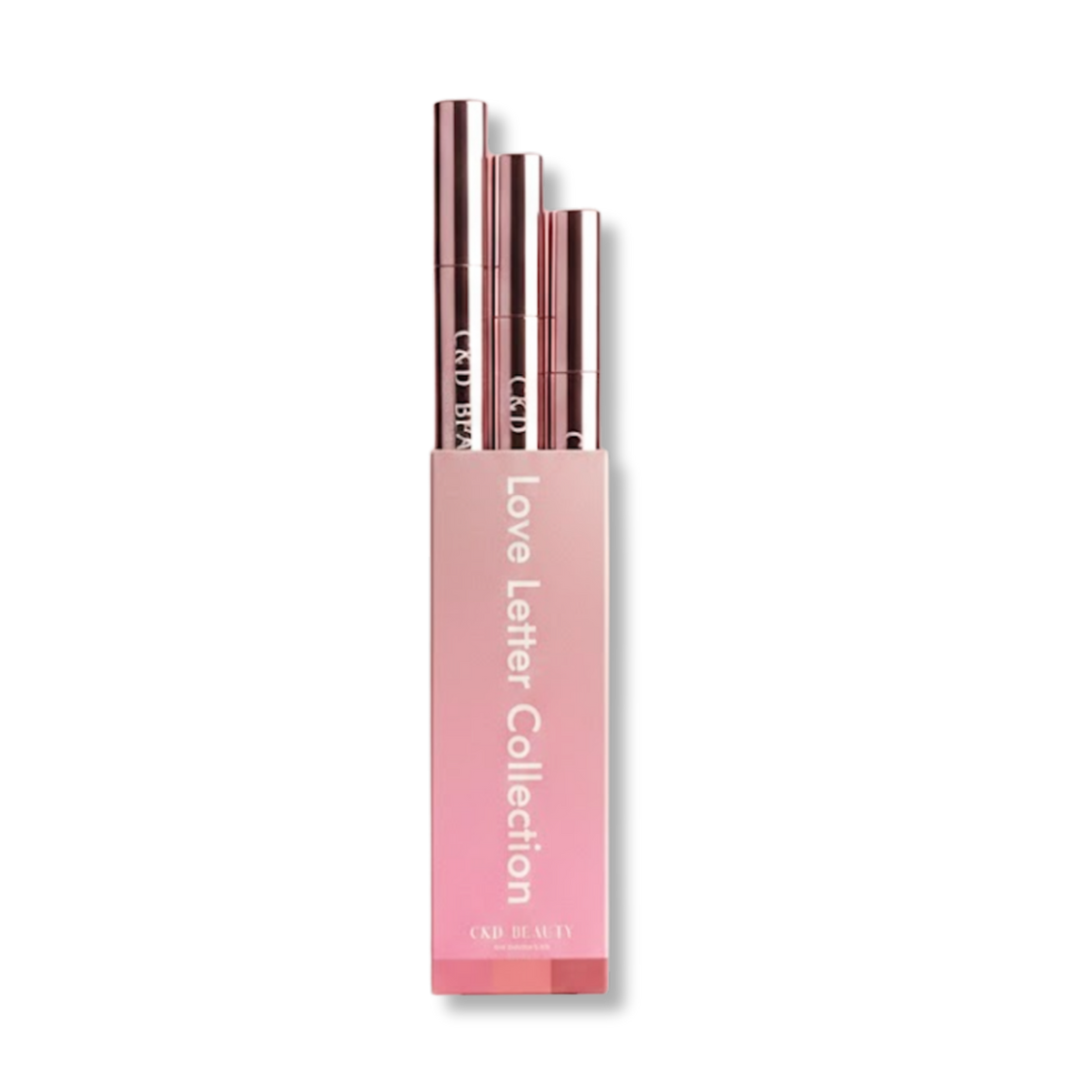 C&D Beauty - The Love Letter Collection - Peel-Off Lip Stain Trio