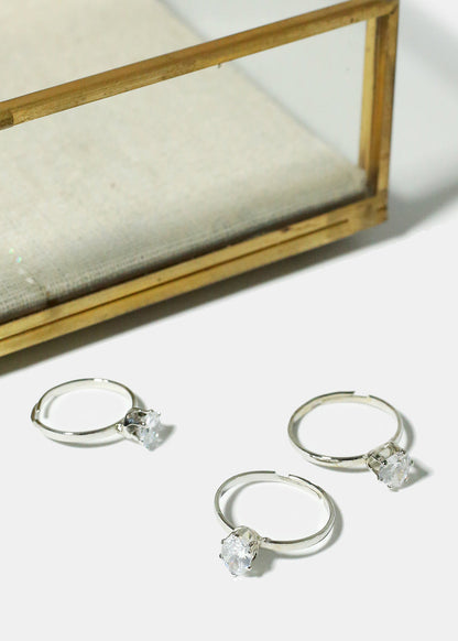 Gemstone Adjustable Ring