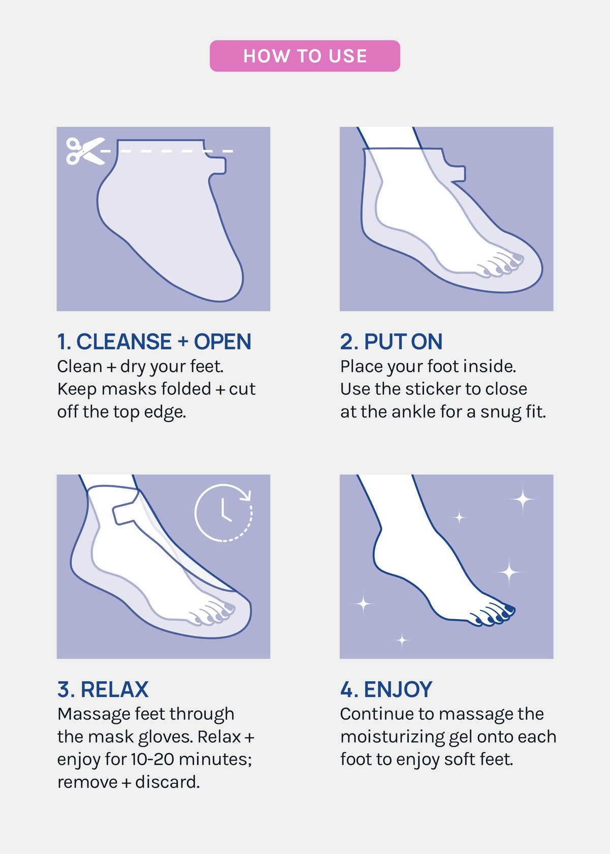 AOA Skin Rose Foot Sheet Mask