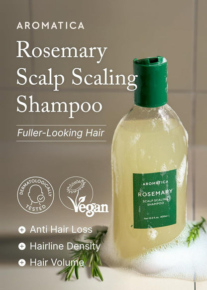 AROMATICA Rosemary Scalp Scaling Shampoo 400ml