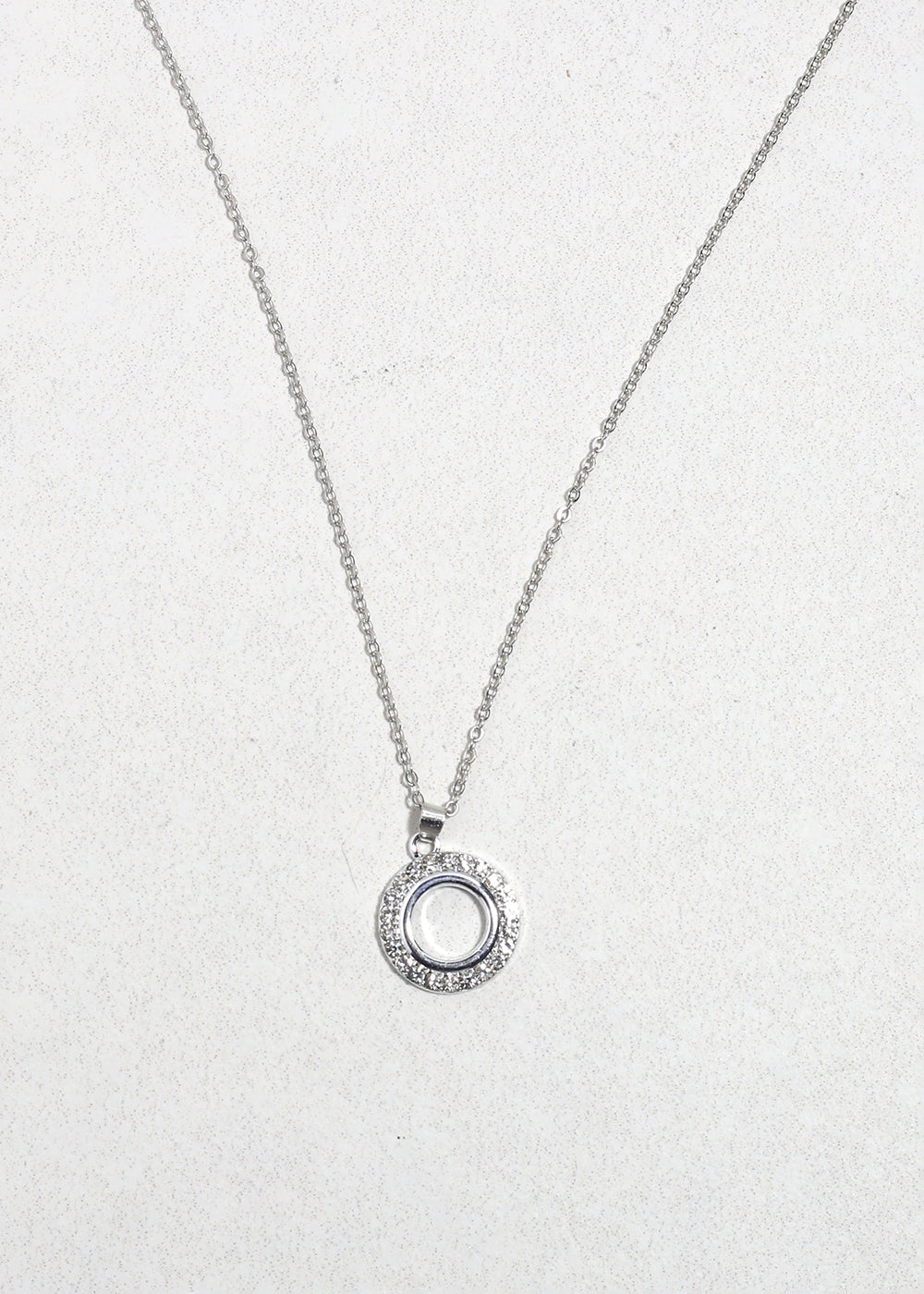 Halo Spark Circle Necklace