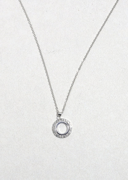 Halo Spark Circle Necklace