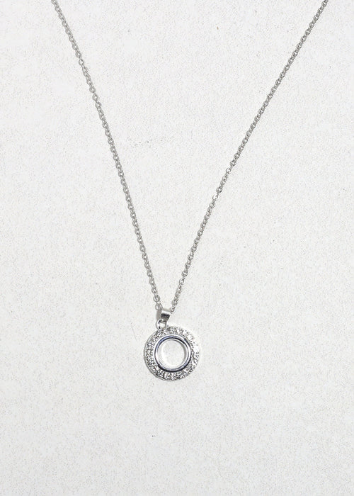 Halo Spark Circle Necklace
