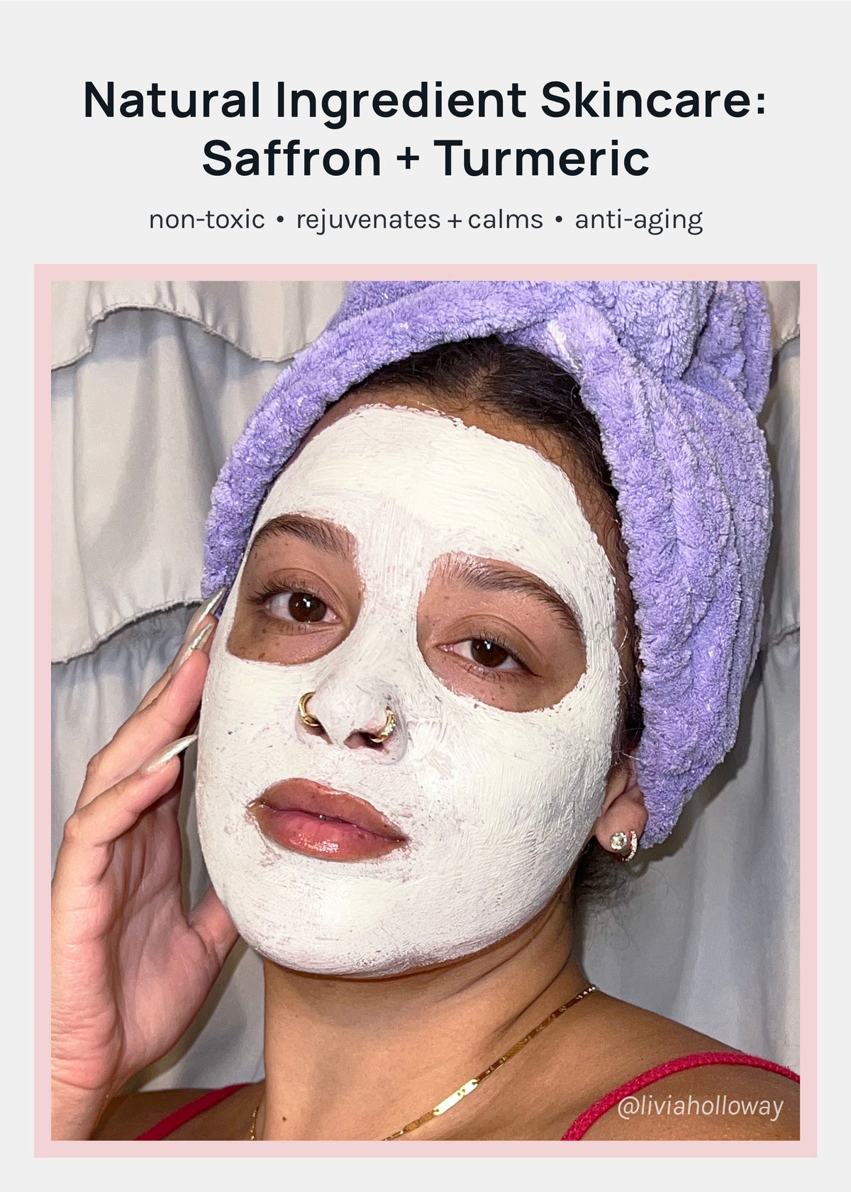 AOA Skin Saffron + Turmeric Face Mask