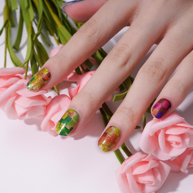 Candied Nails - Nail Sticker - Puzzled
