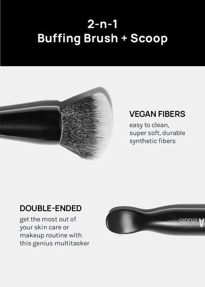AOA Buffing Brush + Scoop