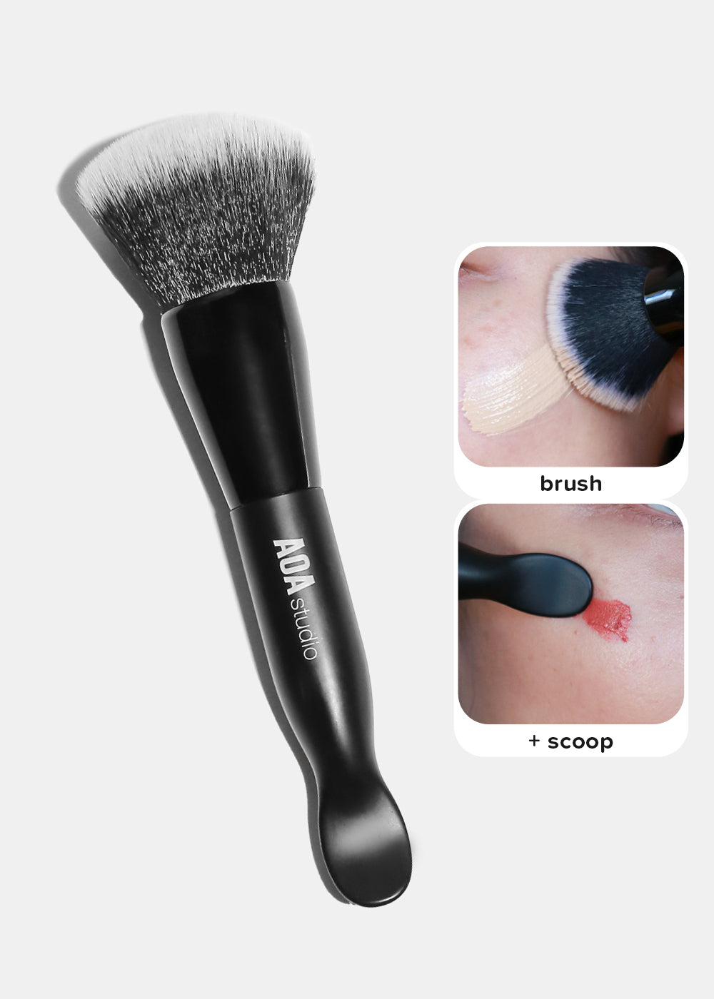 AOA Buffing Brush + Scoop