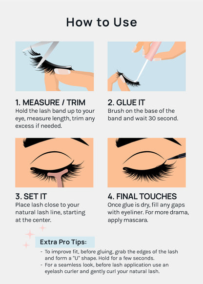 D-LUX Curl Premium Faux Mink Lashes - Lana