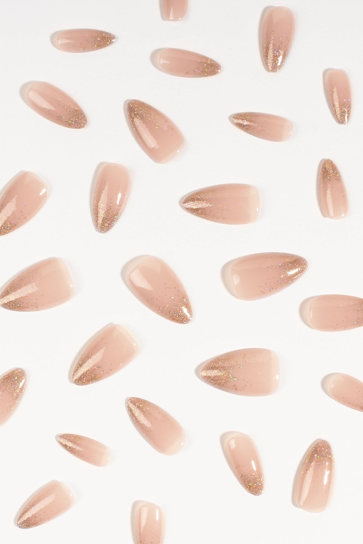 Bonmuz - Golden Prosperity | Soft & Durable Press-On Nails