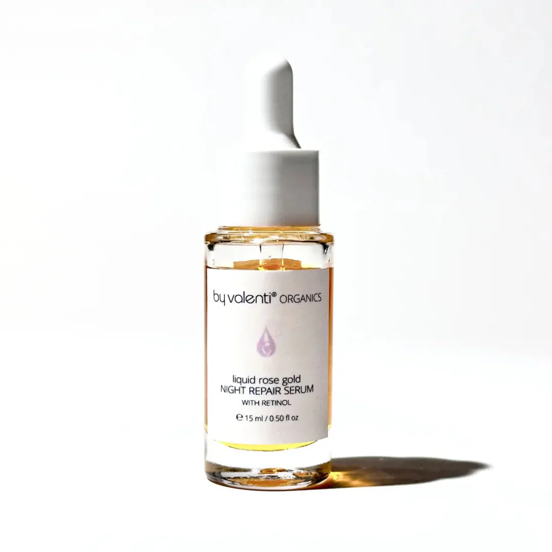 by valenti® - Liquid Rose Gold with Retinyl palmitate + CoQ10 + Tetrahexyldecyl ascorbate + Olive squalane
