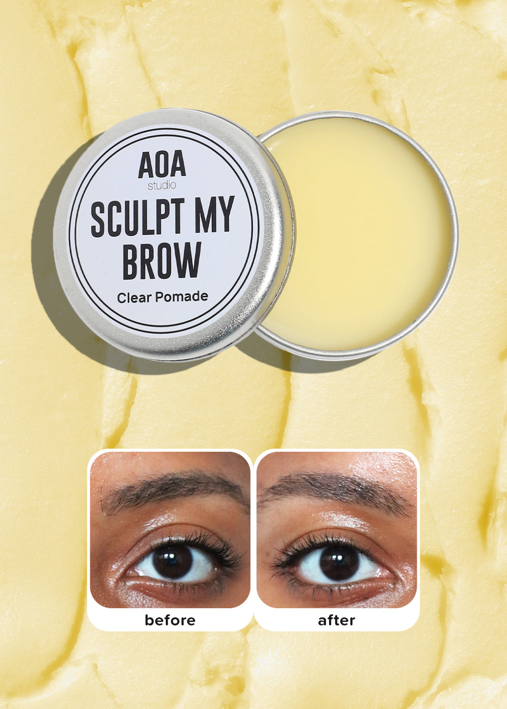 AOA Sculpt My Brow Clear Pomade