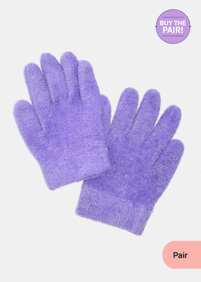 Gel Lined Moisturizing Spa Glove - Lavender