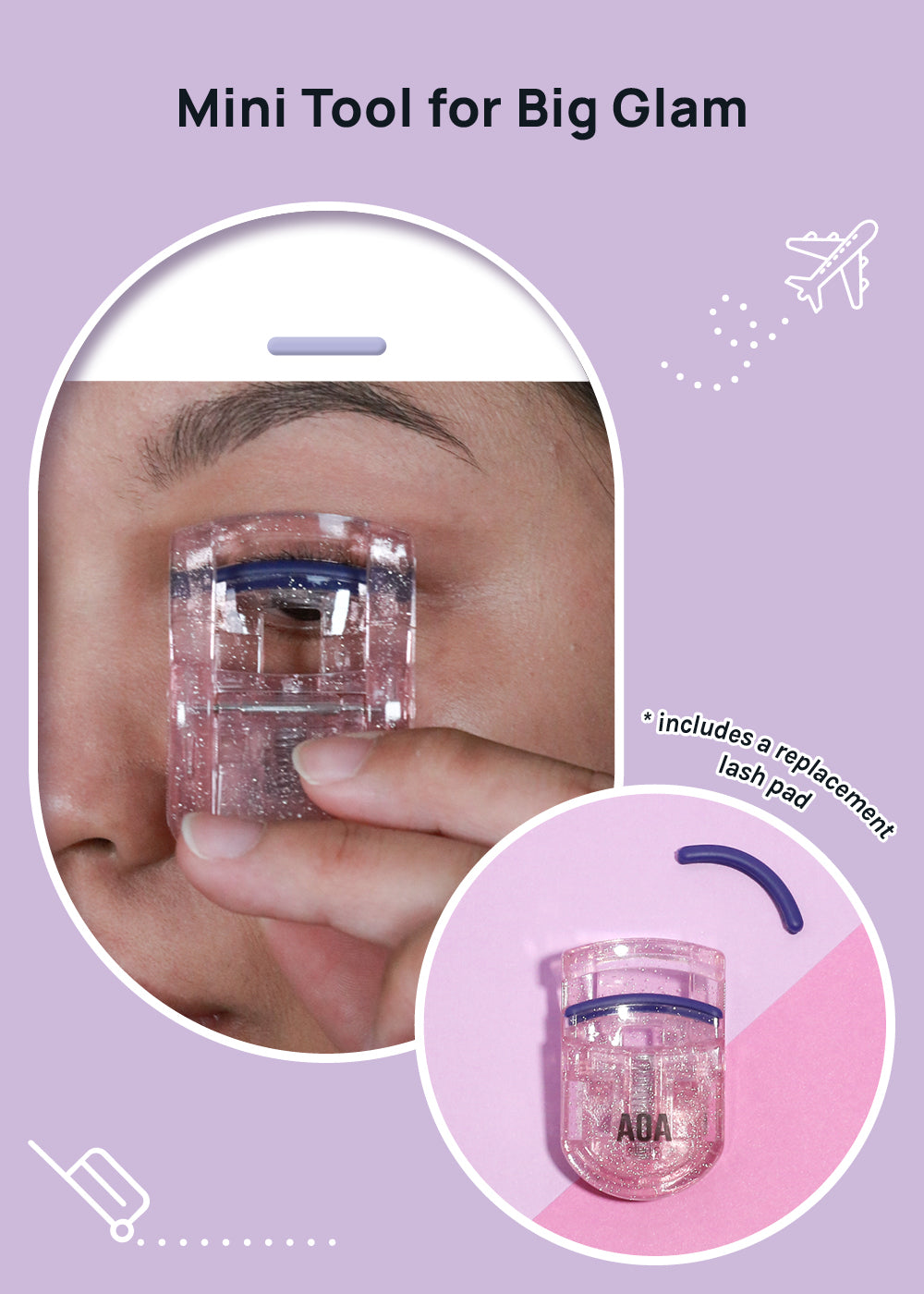 AOA Travel Eyelash Curler